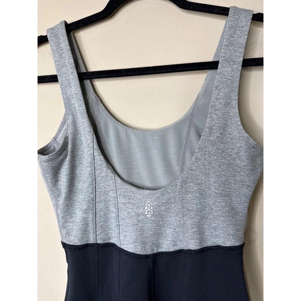 FP Movement Grey Black Colorblock Wipe Out Jumpsuit Onesie Small - Picture 4 of 4